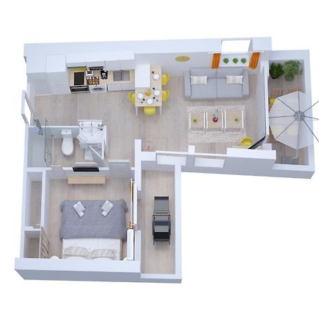 Soleil D'Ete: Balcony Retreat with Netflix & Free Parking Apartment Chalons-en-Champagne Exterior photo