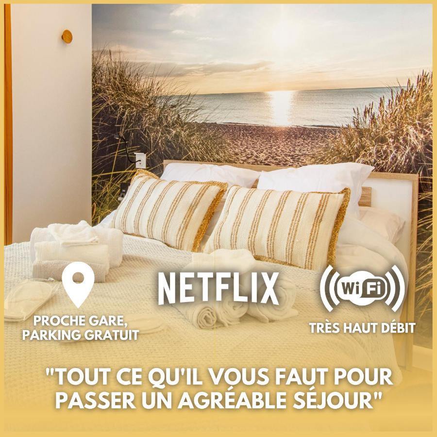 Soleil D'Ete: Balcony Retreat with Netflix & Free Parking Apartment Chalons-en-Champagne Exterior photo